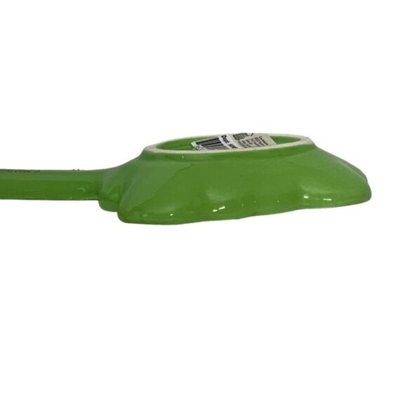 Snoopy Woodstock Spoon Rest Glazed Ceramic Functional Art Watermelon Pink Green - Picture 6 of 16